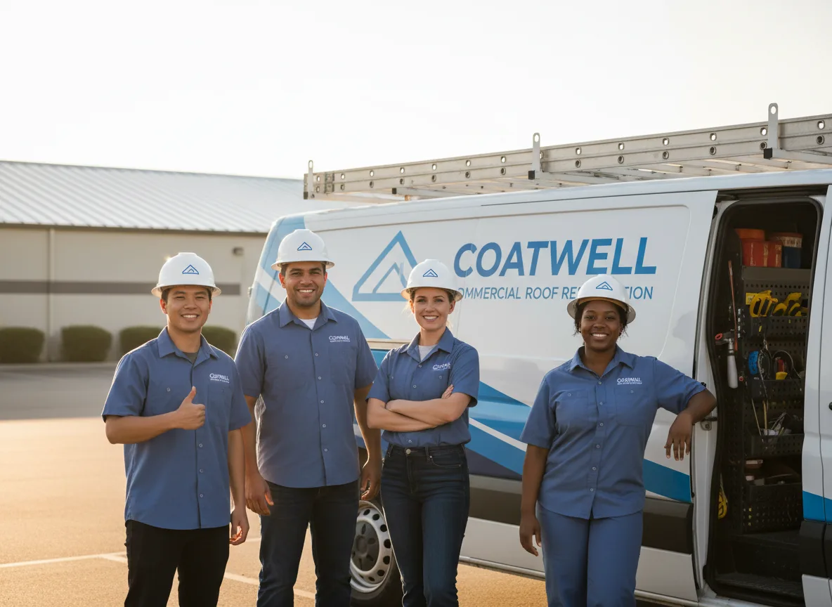 Commercial roof coating company in Mannsville, OK
